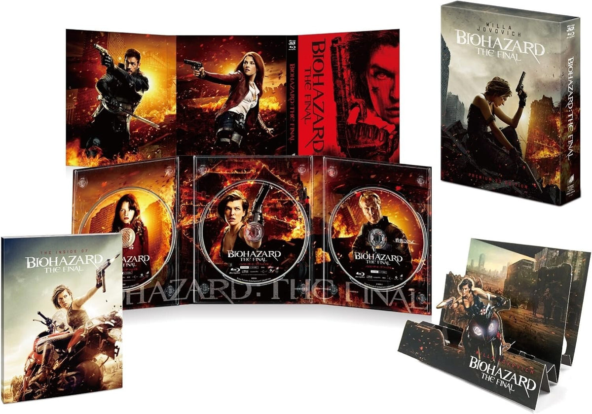 Resident Evil The Final Chapter Premium 3D Limited Edition 3 Blu-ray New