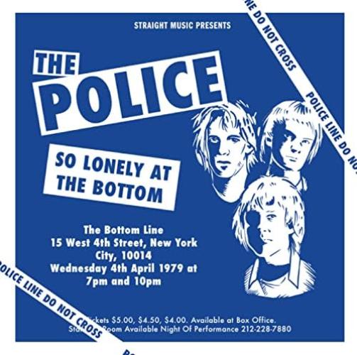 POLICE Live So Lonely At The Bottom-At Bottom Line, NY 1979 IMPORT OBI CD NEW