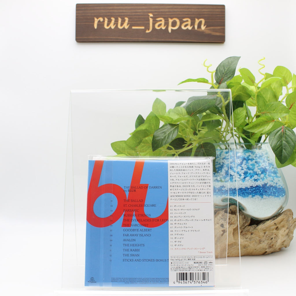 BLUR THE BALLAD OF DARREN WITH BONUS TRACK JAPAN CD NEW