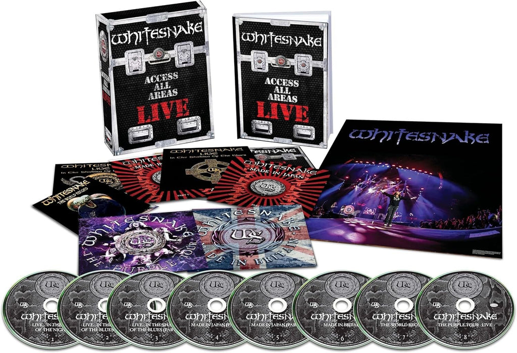 CD Whitesnake Access All Areas: Live Limited Edition 8CD w/ Booklet + Poster