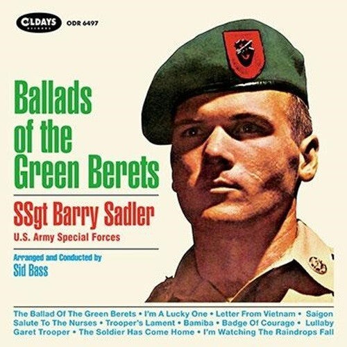 New SSgt Barry Sadler Ballads of the Green Berets Japan Music CD