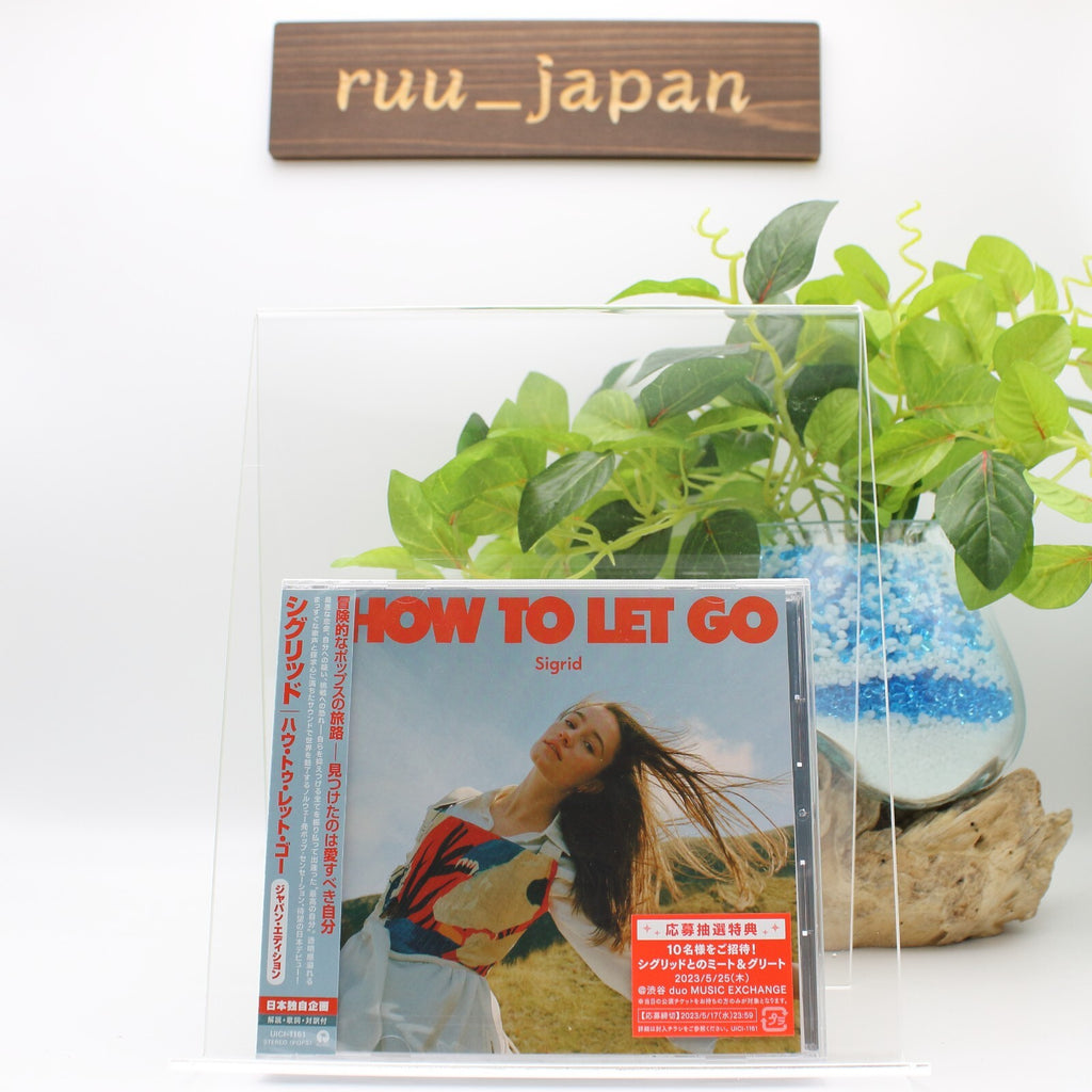 New SIGRID HOW TO LET GO WITH BONUS TRACK JAPAN CD
