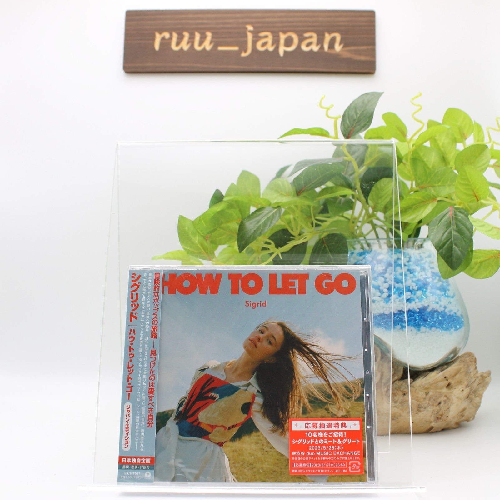 New SIGRID HOW TO LET GO WITH BONUS TRACK JAPAN CD