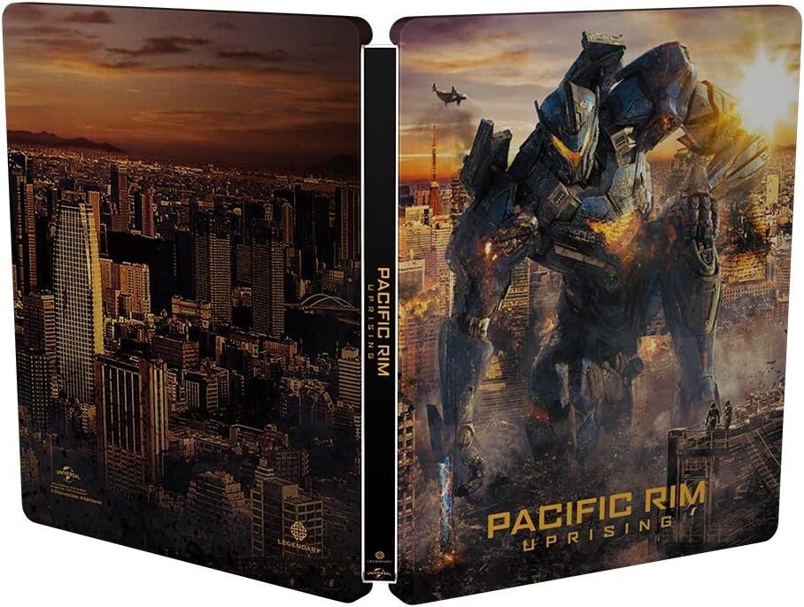 Pacific Rim Uprising Limited Edition Blu-ray + DVD + Steel Book Japan +Track New
