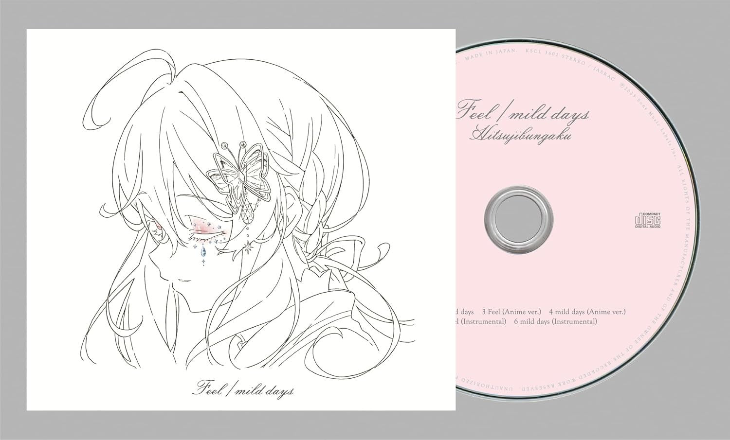 CD New Hitsujibungaku Feel / mild days +Secrets of the Silent Witch