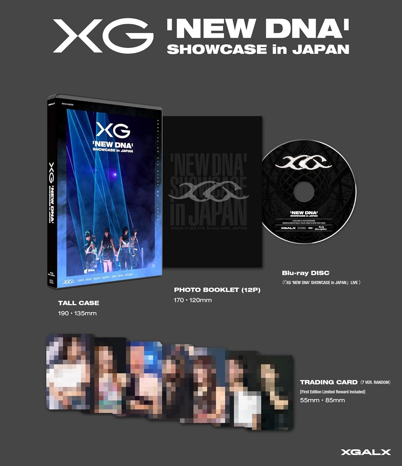 XG NEW DNA SHOWCASE in JAPAN Blu-ray NFXC-9 New
