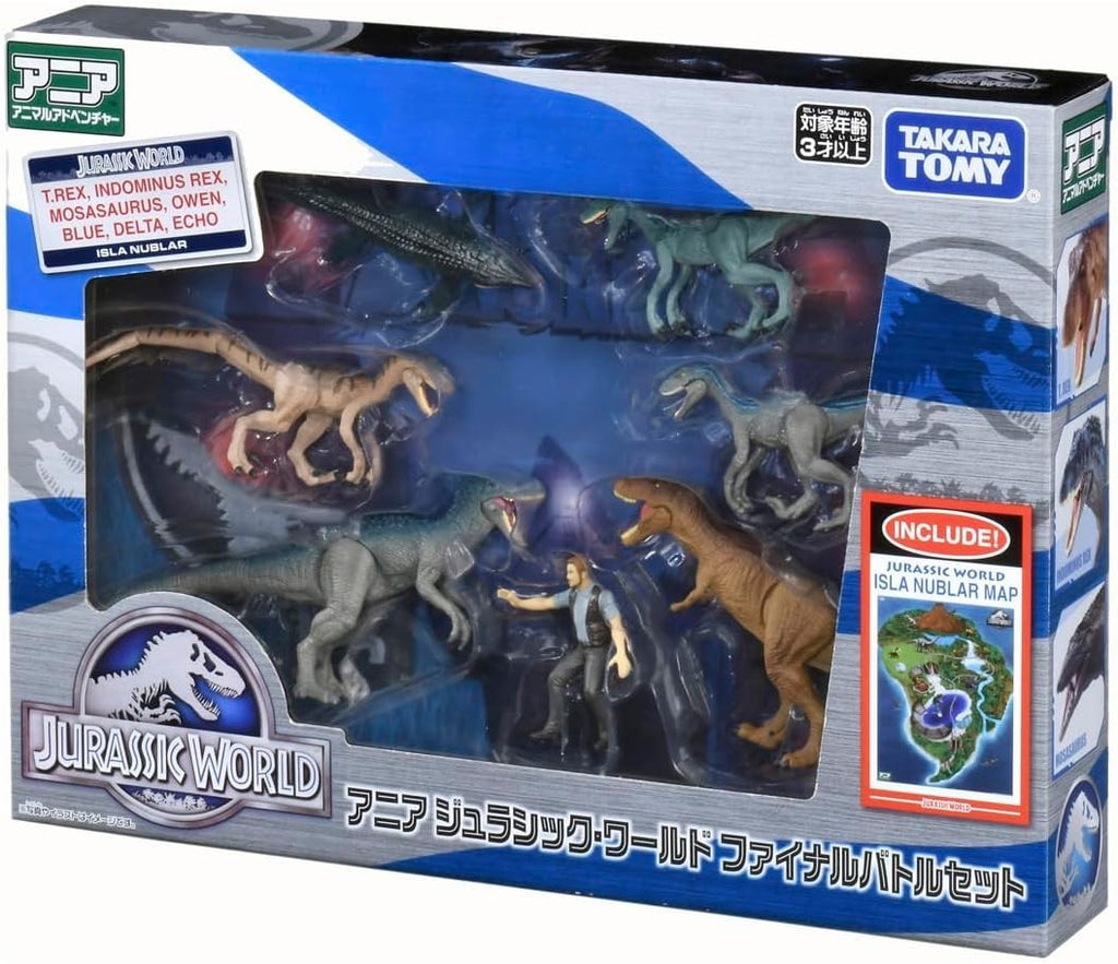 Takara Tomy Ania Jurassic World Final Battle Set Animal Dinosaur Toys for NEW