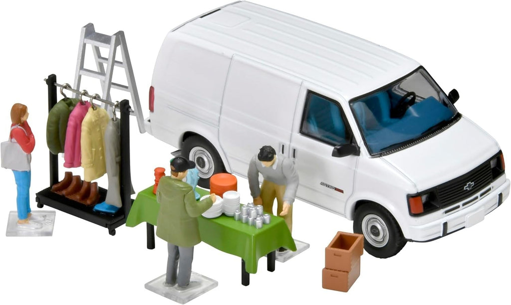 Tomytec Geocolle 64 #CarSnap 26a Swap Meet ABS resin PVC doll and accessory NEW