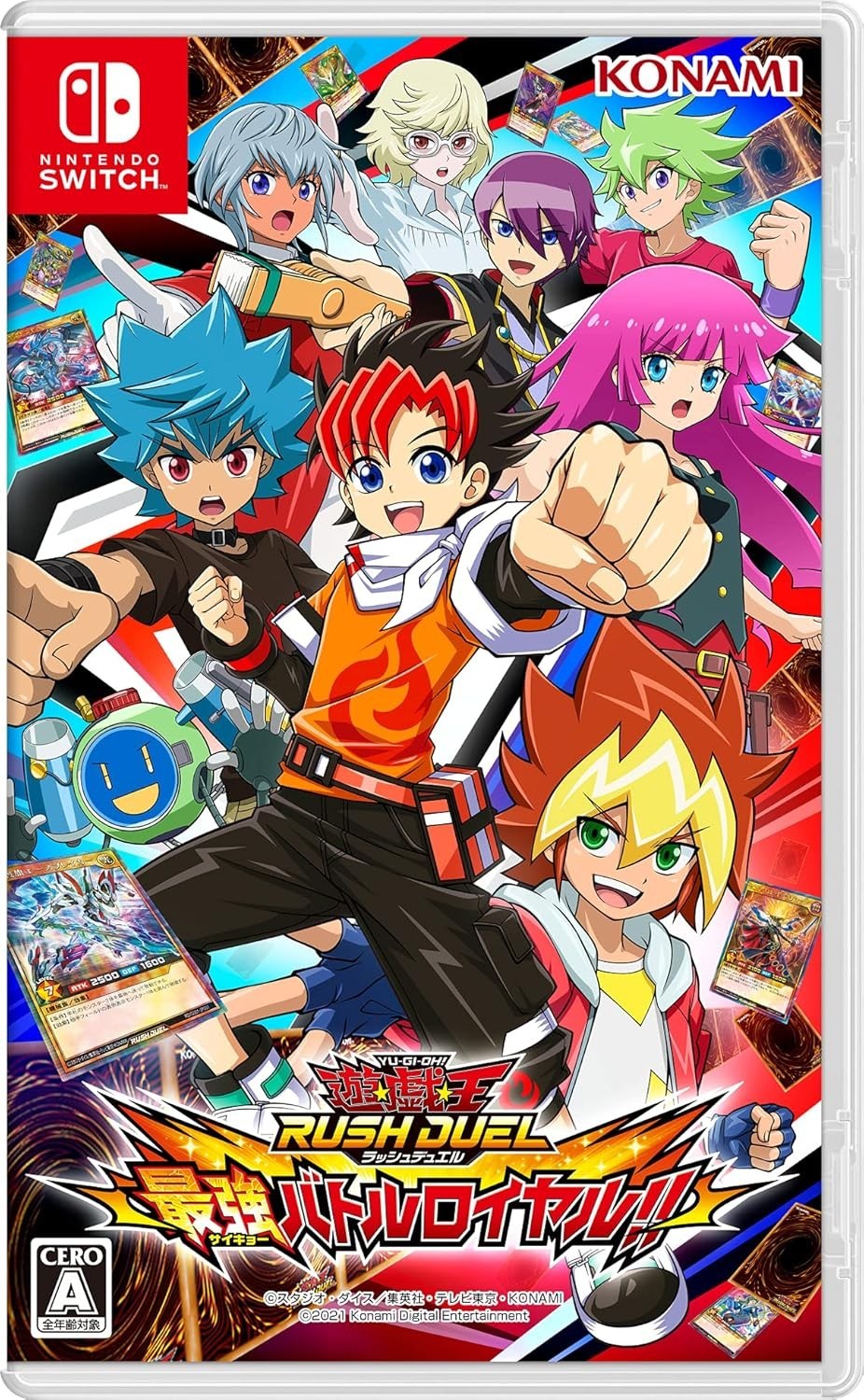 New Nintendo Switch Yu-Gi-Oh! Rush Duel Strongest Battle Royale with 3Cards