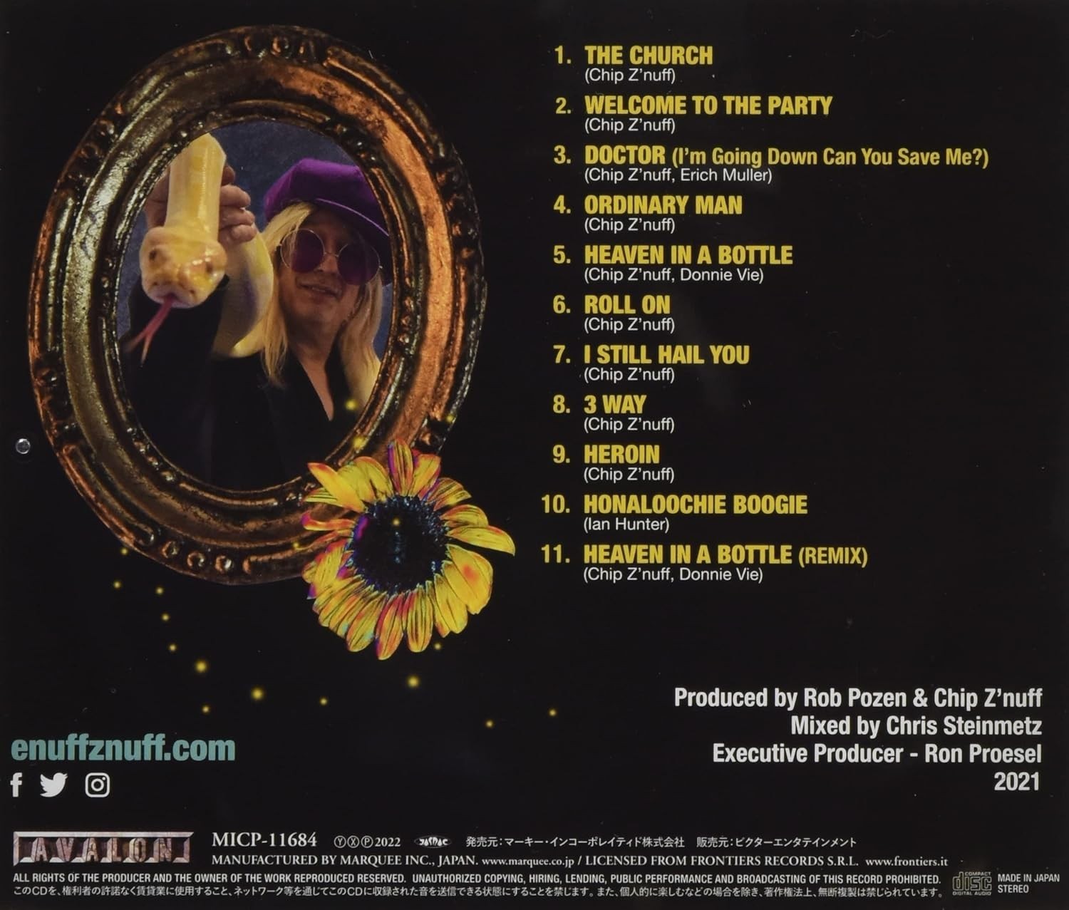 CHIP Z’NUFF Perfectly Imperfect with Bonus Track  JAPAN CD Enuff Znuff NEW