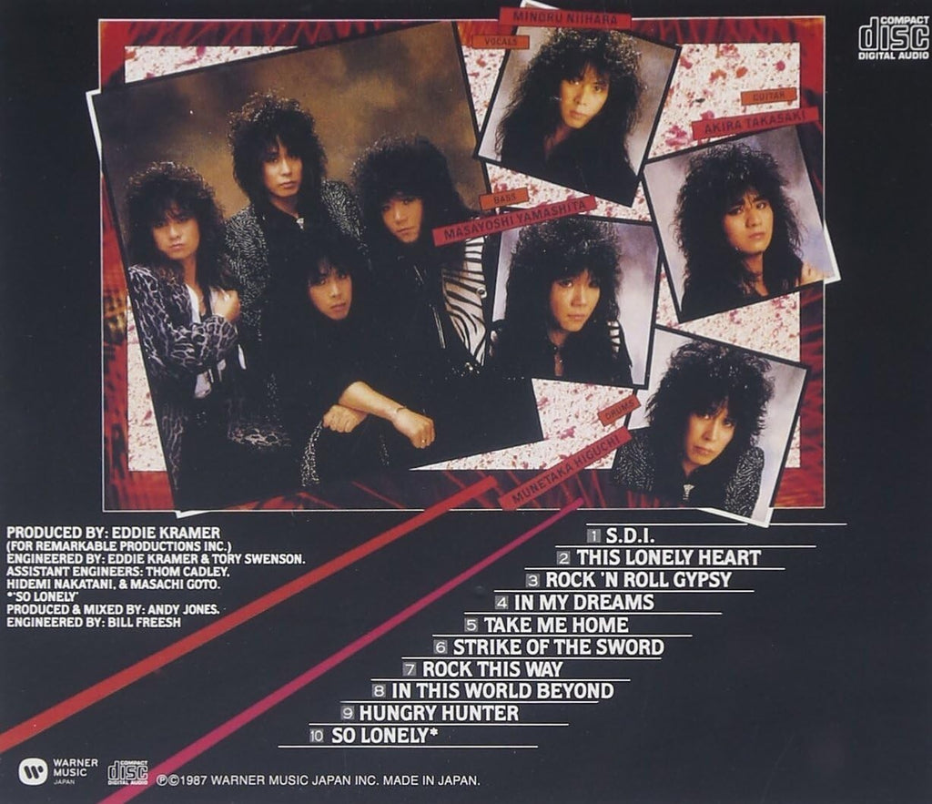 New LOUDNESS HURRICANE EYES JAPAN CD