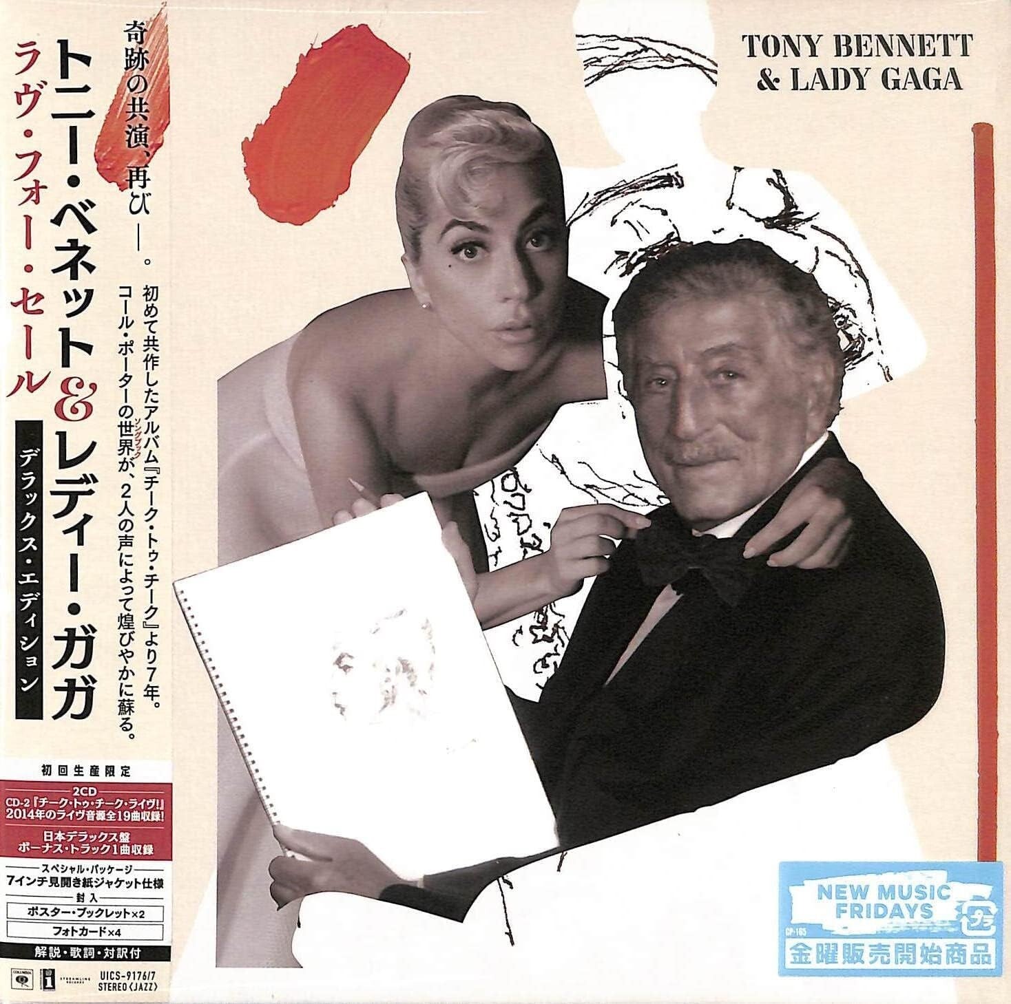 New TONY BENNETT LADY GAGA LOVE FOR SALE EP SIZE SLEEVE JAPAN 2 CD DELUXE
