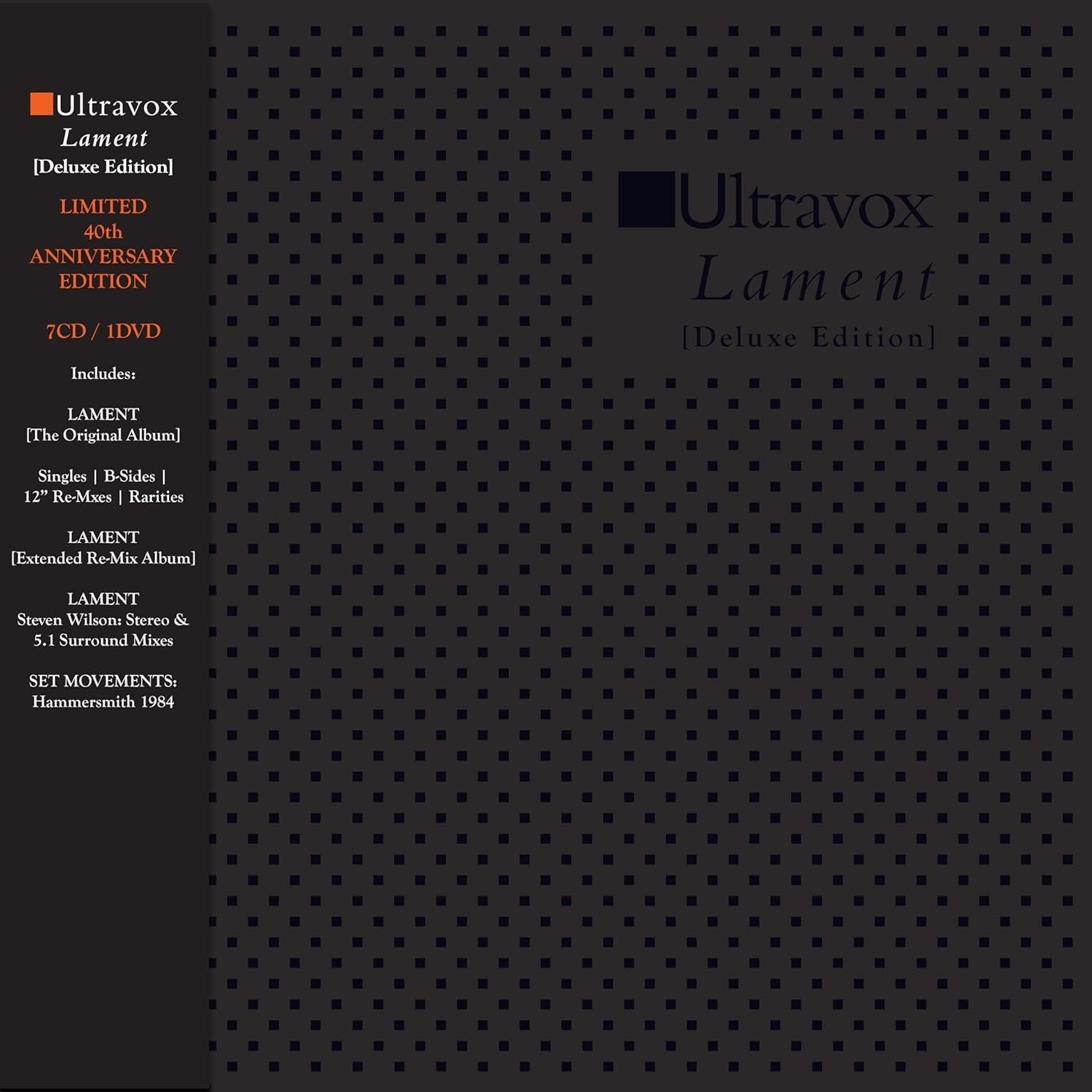 ULTRAVOX Lament Deluxe Edition Limited 40th Anniversary Edition 7CD w/ DVD NEW