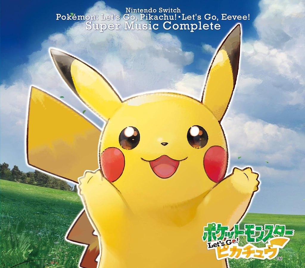 Pokemon Lets Go Pikachu Eevee Super Music Complete Nintendo Game CD Japan NEW