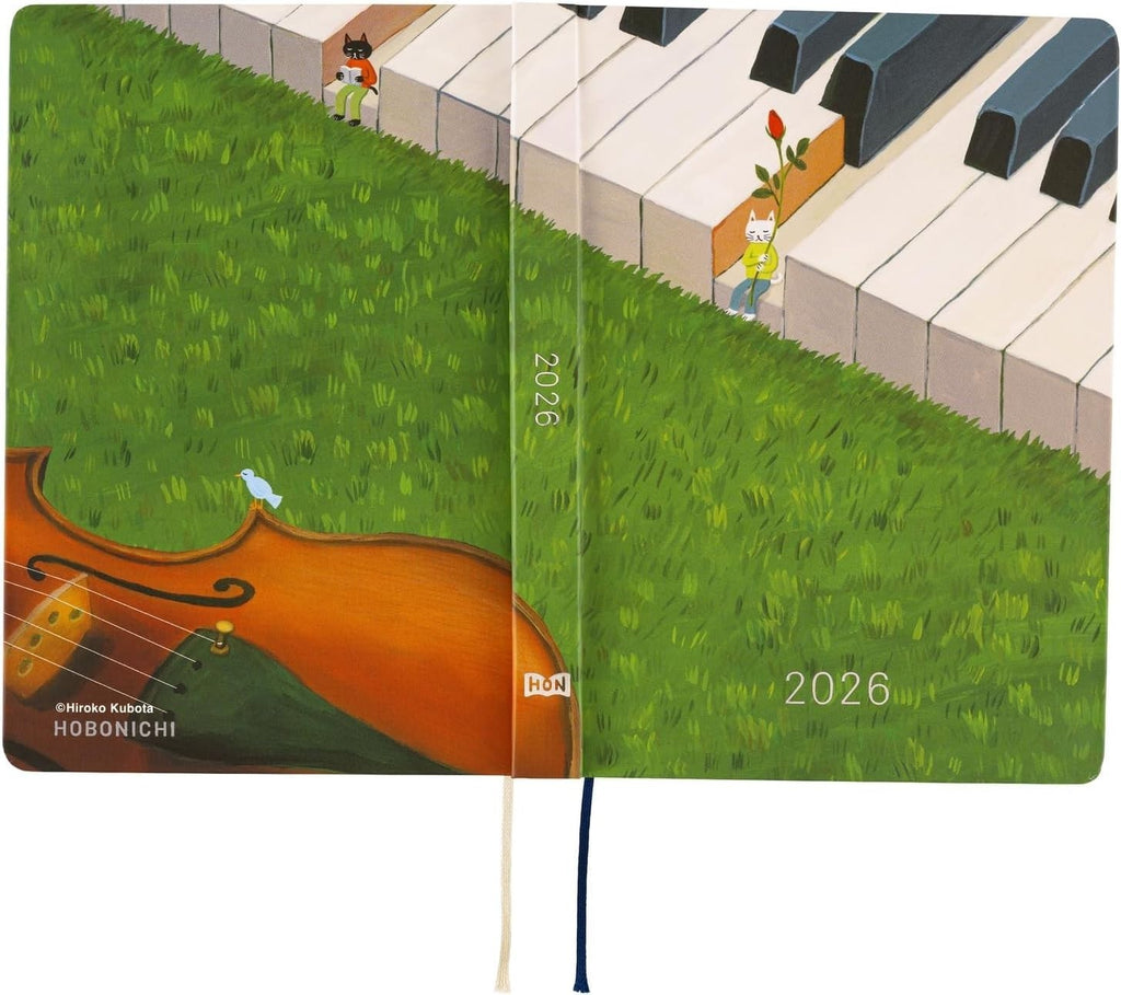 Hobonichi Techo 2026 HON Hiroko Kubota/Waiting for Harmony [A6/1 Page per NEW