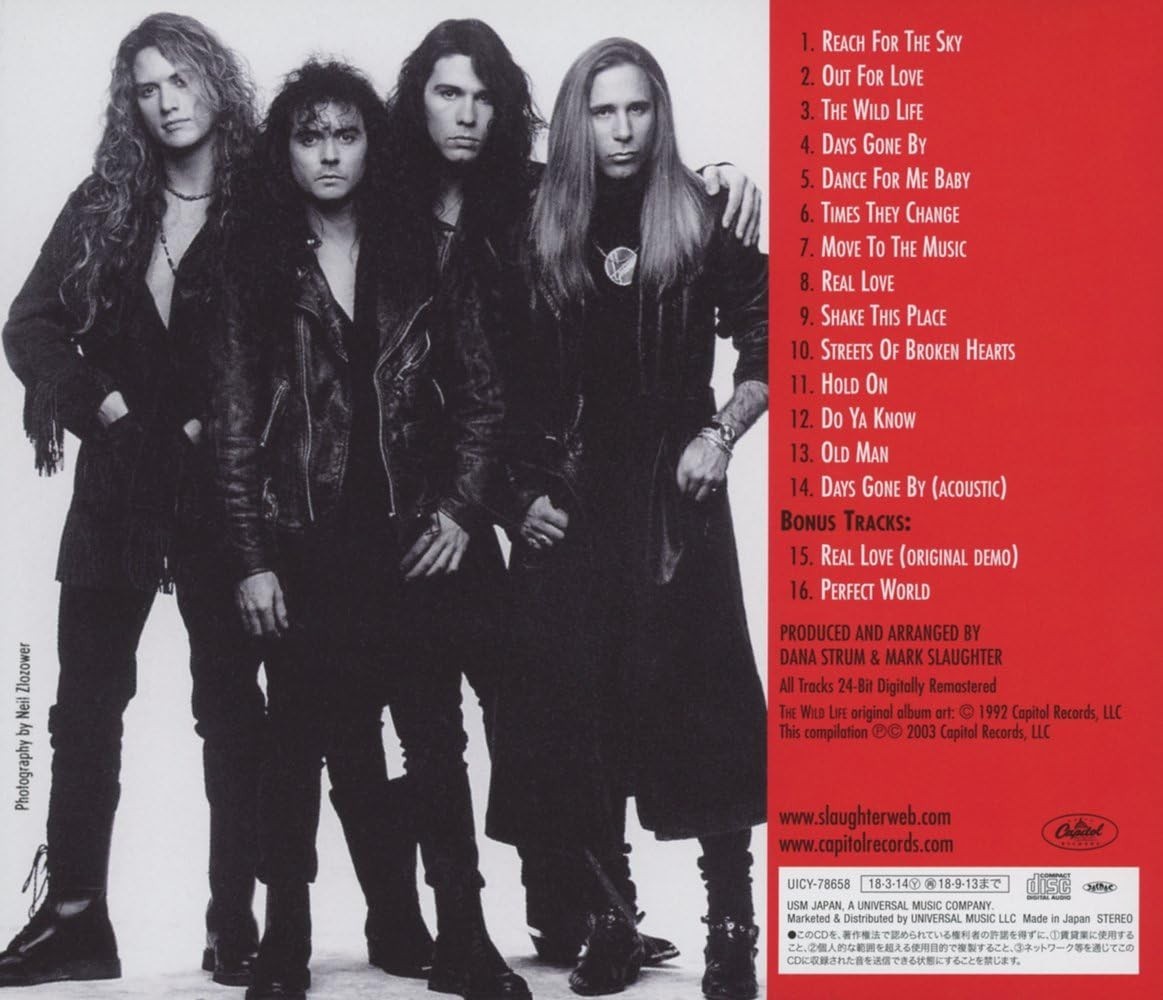 SLAUGHTER THE WILD LIFE WITH BONUS TRACKS JAPAN CD JP NEW