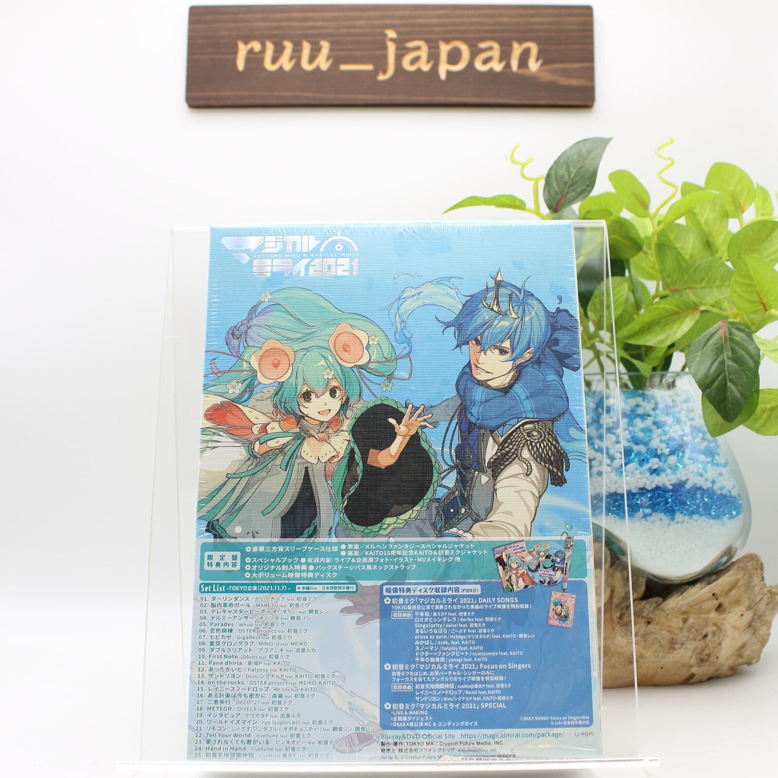 Hatsune Miku Magical Mirai 2021 First Limited Edition 2 Blu-ray Book Japan New