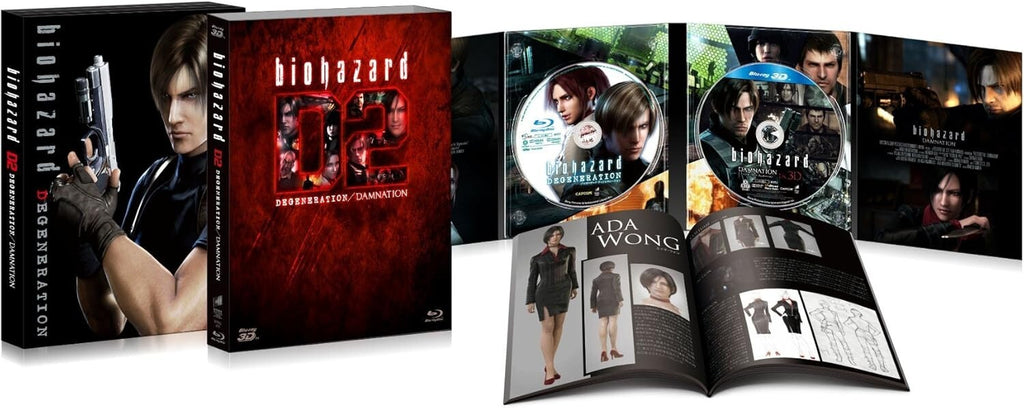 Biohazard Damnation Blu-ray IN 3D Generation Double Pack Resident Evil First New