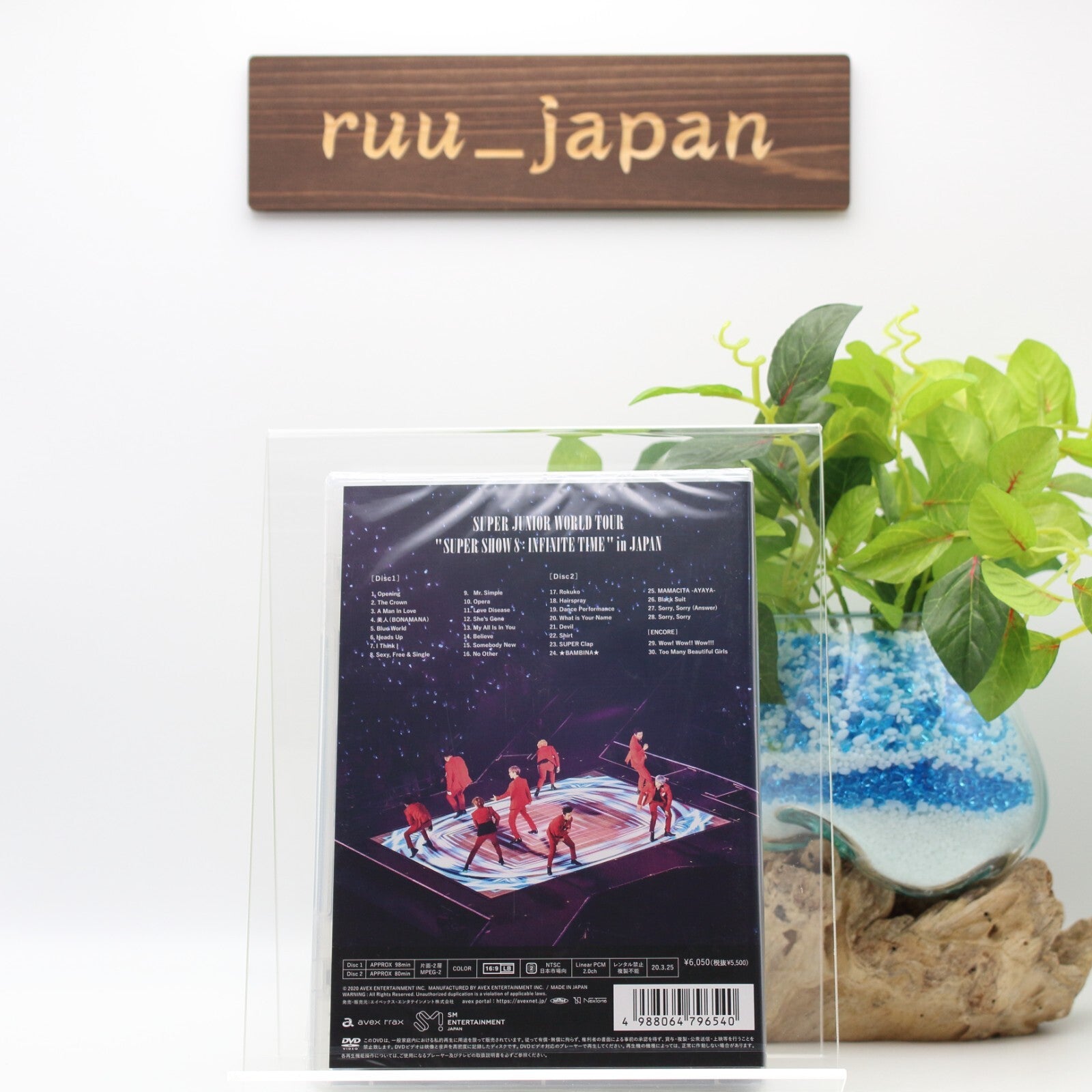 SUPER JUNIOR WORLD TOUR SUPER SHOW 8: INFINITE TIME in JAPAN Regular DVD New