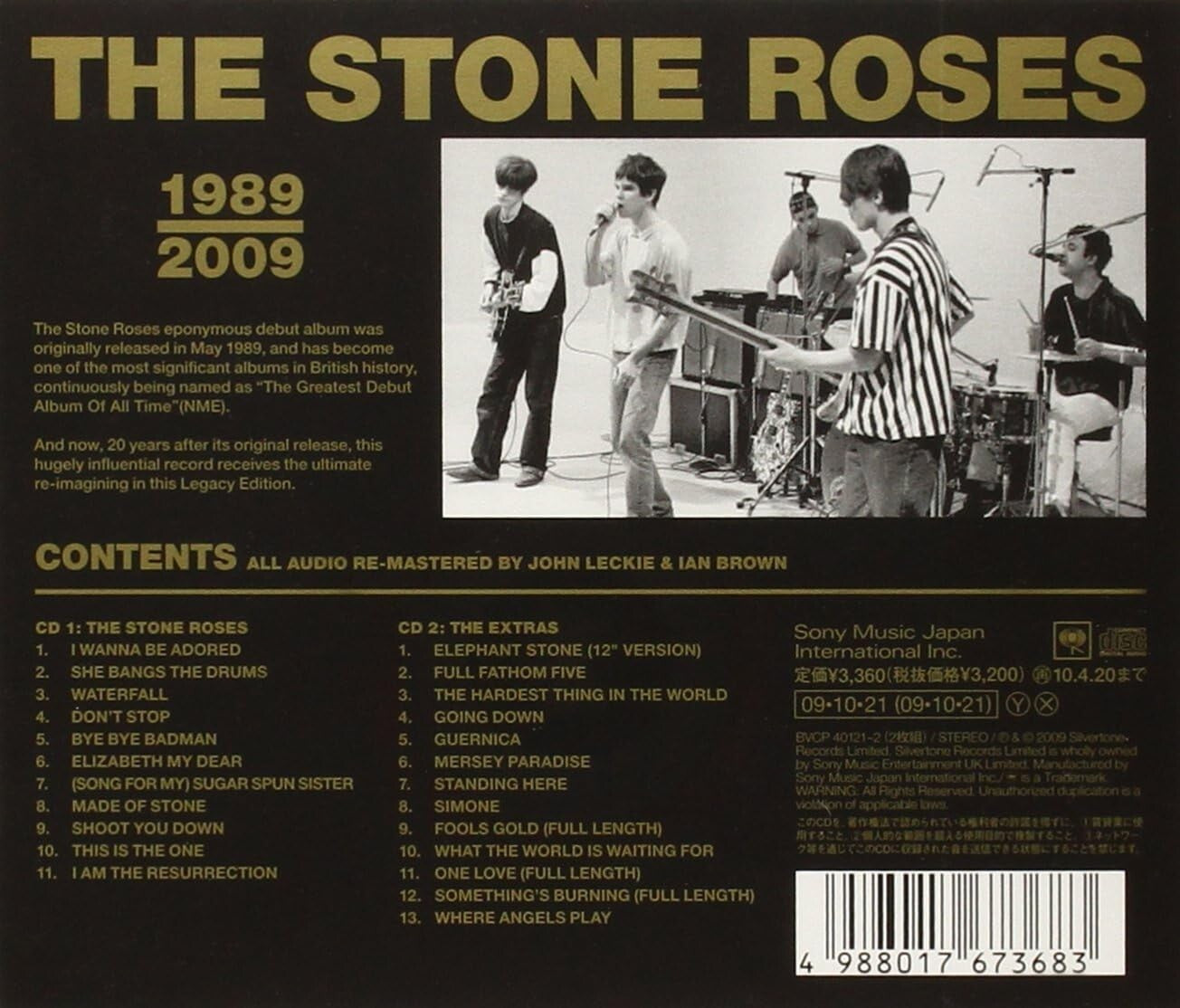 20th Anniversary Legacy Edition [Audio CD] Stone Roses NEW