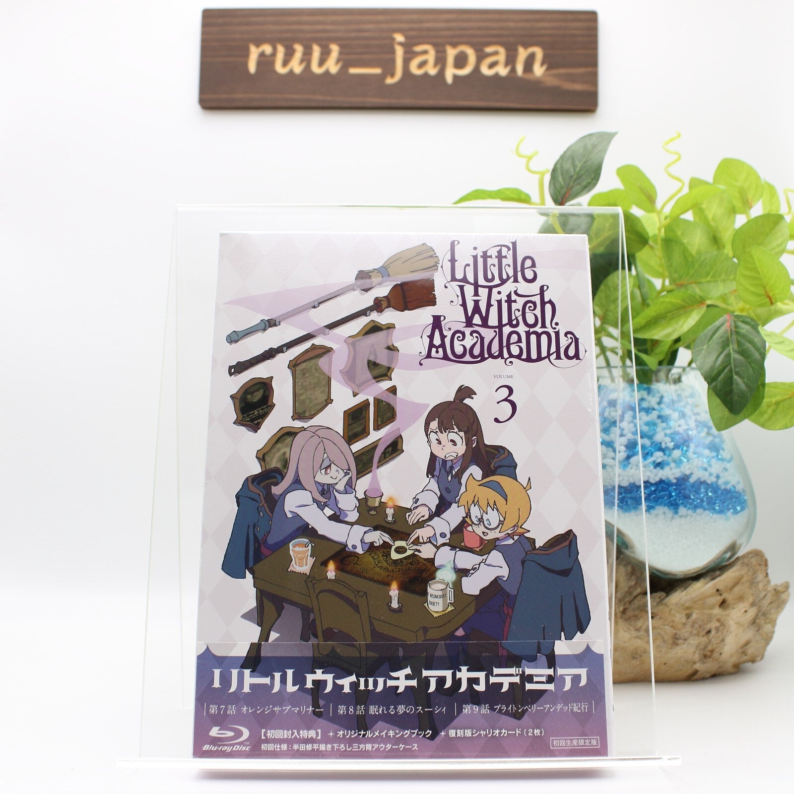 New  Little Witch Academia Vol.3 Limited Edition Blu-ray+Making Book+Card