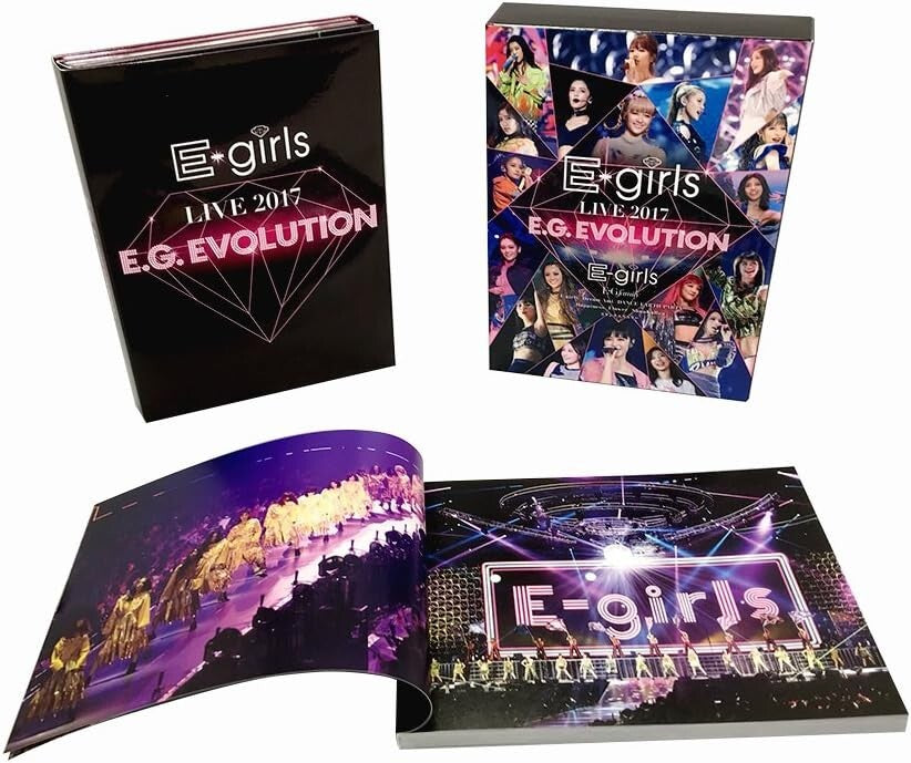 New E-girls LIVE 2017 E.G.EVOLUTION First Limited Edition Blu-ray Photobook