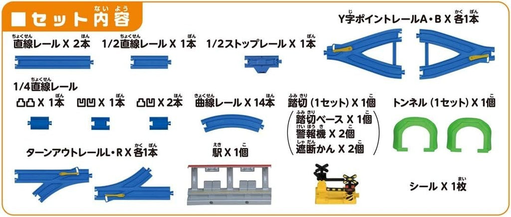 Takaratomy 10 Types Layout Plarail Basic Rail Set NEW