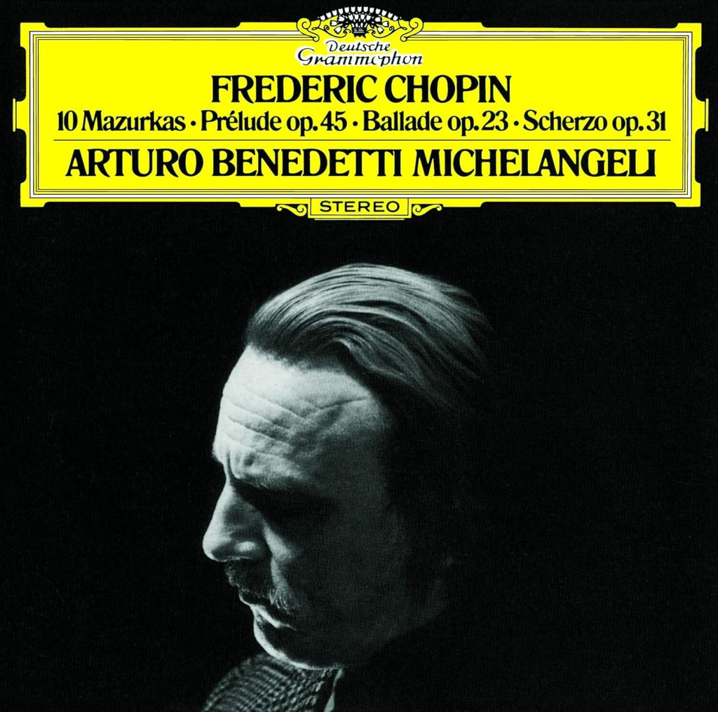 CD New Michelangeli Piano  Chopin 10 Mazurkas/Ballade Op.23/etc Japan OBI