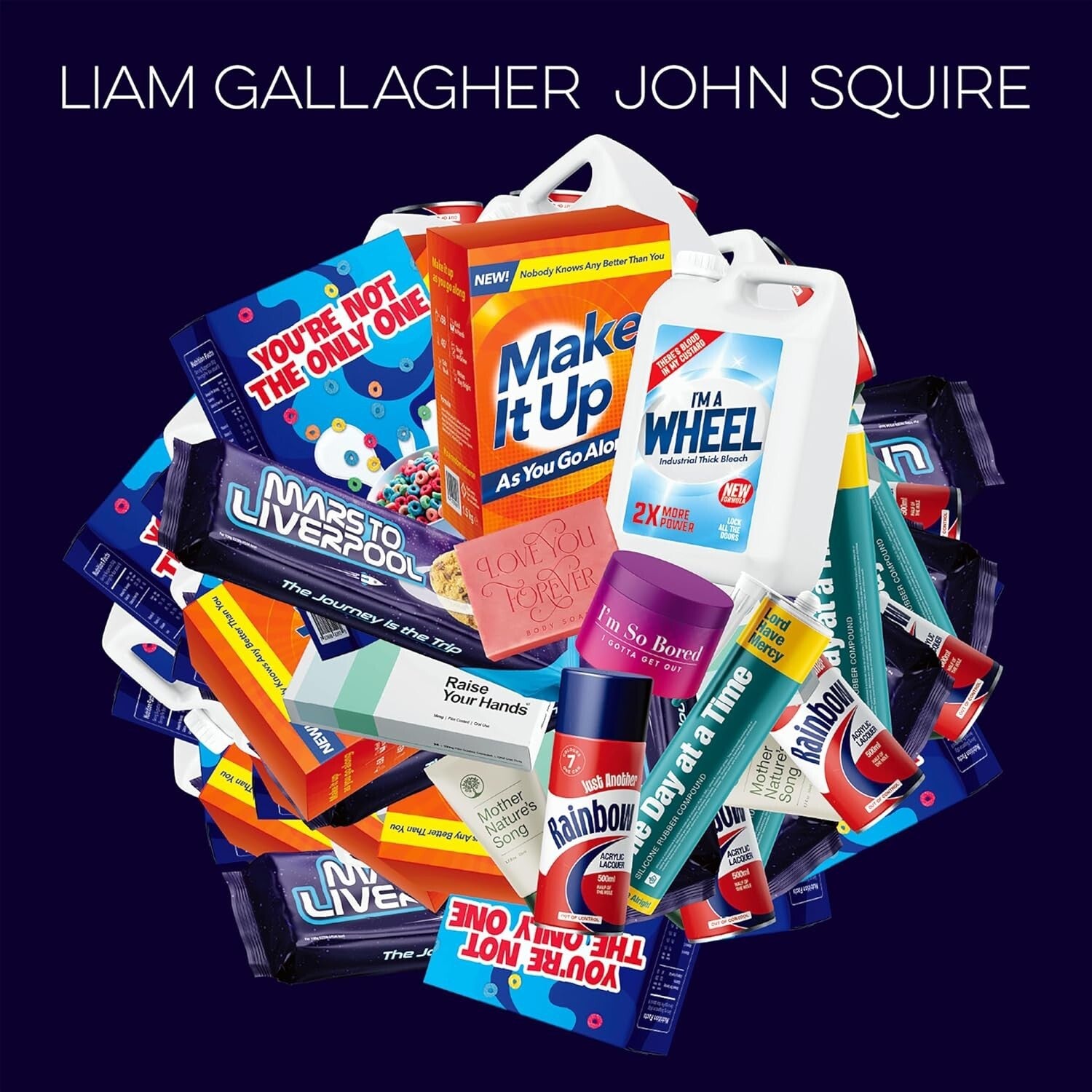LIAM GALLAGHER & JOHN SQUIRE Oasis The Stone Roses JAPAN CD NEW