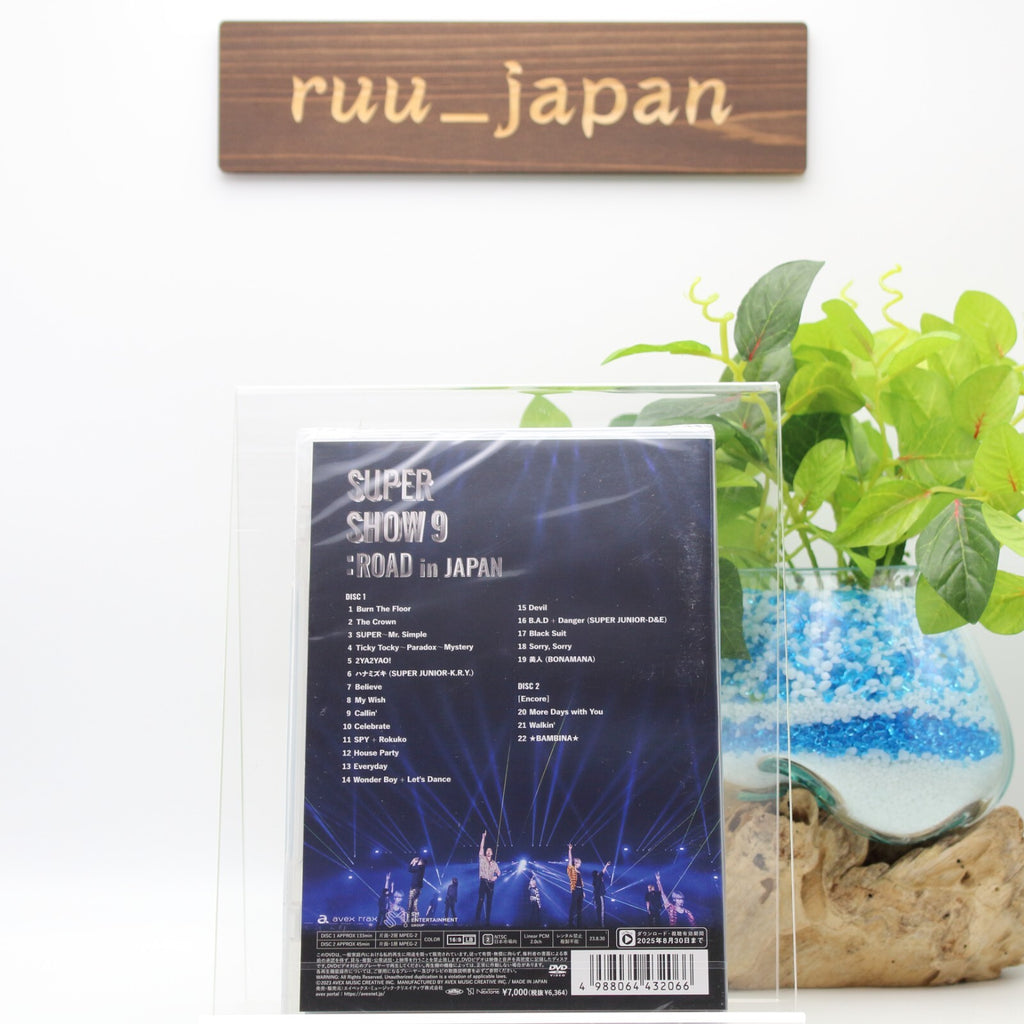 SUPER JUNIOR WORLD TOUR SUPER SHOW 9 : ROAD in JAPAN 2 DVD From Japan New