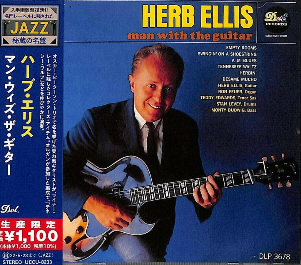 Herb Ellis Jazz Guitar CD Man With The Guitar Japan OBI New