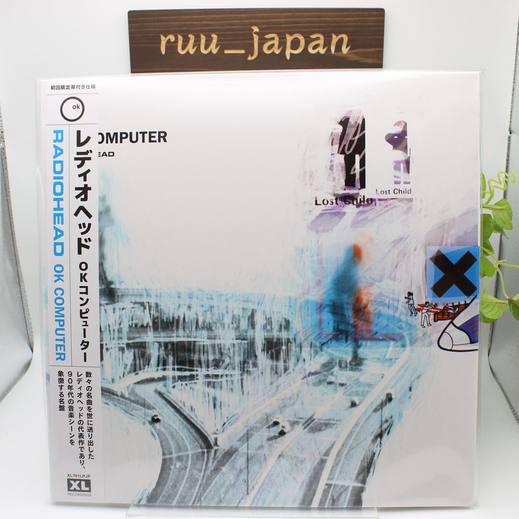 New Radiohead OK Computer Black Vinyl Record w/Japanese OBI XL781LPJP