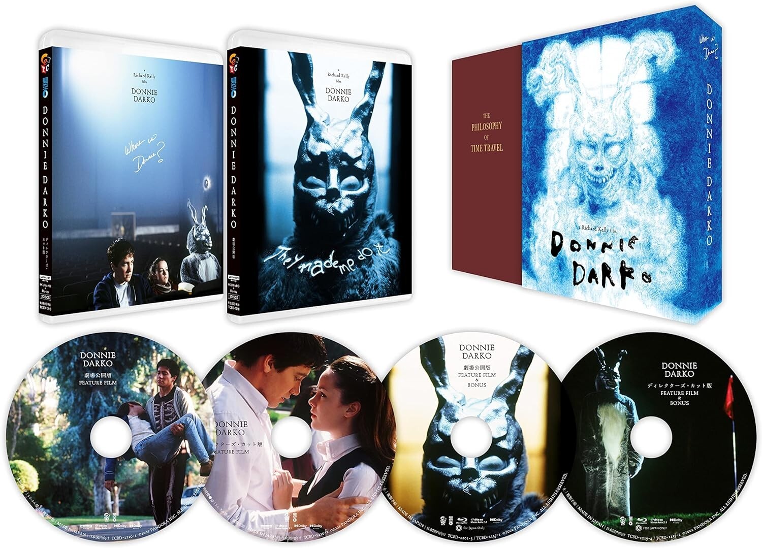 Donnie Darko First Limited Edition 4K ULTRA HD+2 Blu-ray+Booklet+Box Japan New