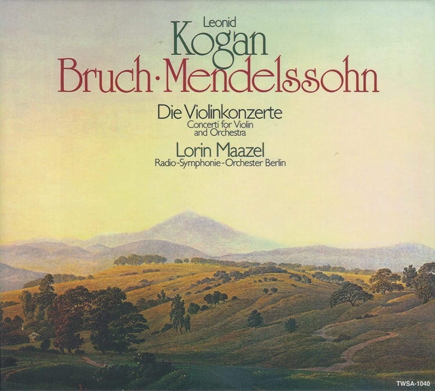 New Kogan Bruch Mendelssohn Violin Concertos SACD Hybrid TOWER RECORDS JAPAN