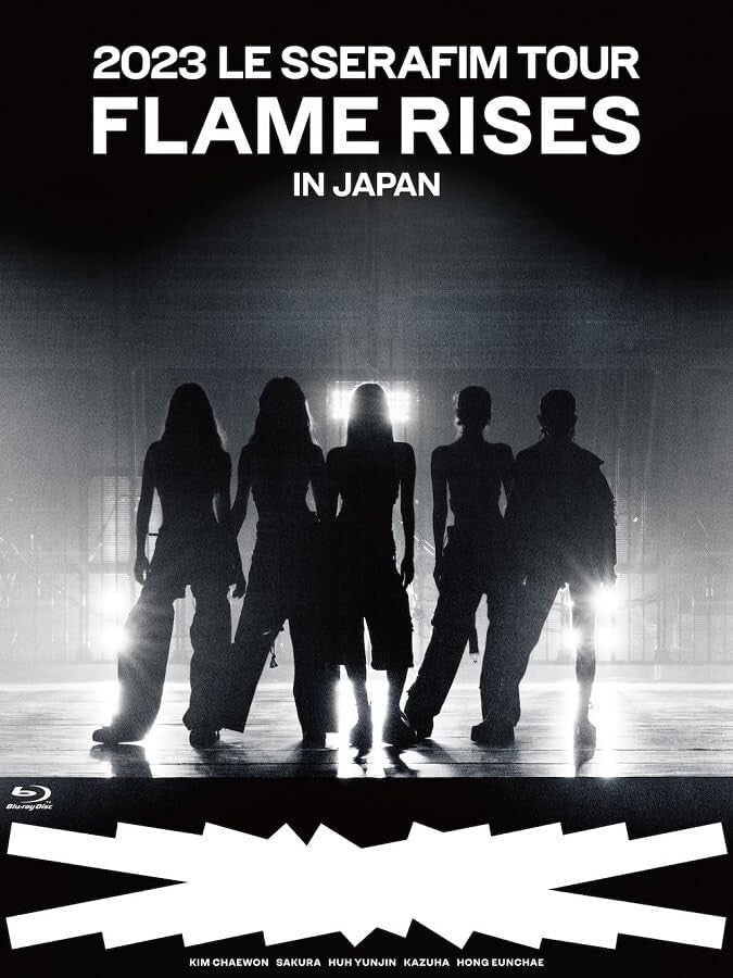 2023 LE SSERAFIM TOUR FLAME RISES IN JAPAN Limited Edition 2 Blu-ray New