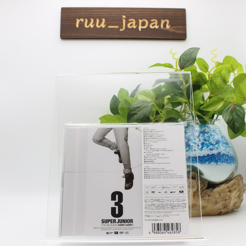 New SUPER JUNIOR Sorry Sorry The 3rd Album CD+DVD JAPAN Japan