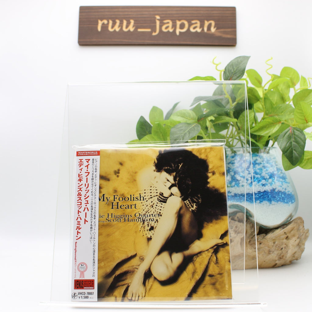 CD New Eddie Higgins/Scott Hamilton My Foolish Heart Paper Sleeve Japan OBI
