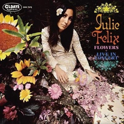 New JULIE FELIX Flowers + Live In Concert JP MINI LP CD