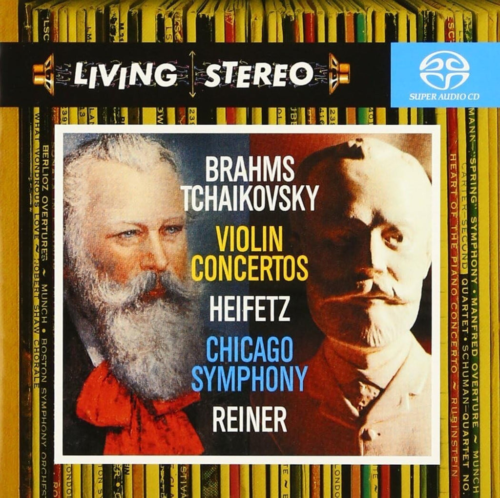 New CD Jascha Heifetz CSO SACD-Hybrid Brahms Tchaikovsky Violin Cons from Japan