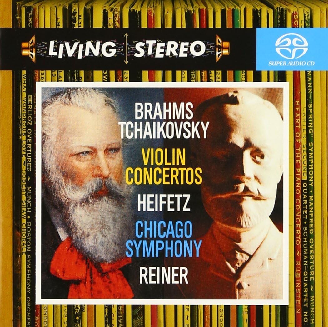 New CD Jascha Heifetz CSO SACD-Hybrid Brahms Tchaikovsky Violin Cons from Japan