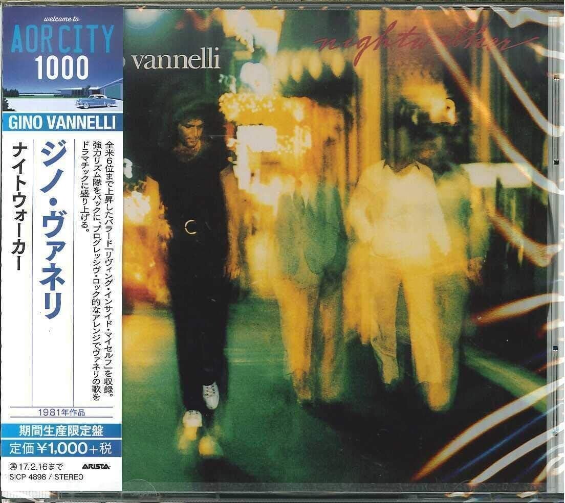 2016 AOR CITY 1000 GINO VANNELLI Nightwalker JAPAN CD New