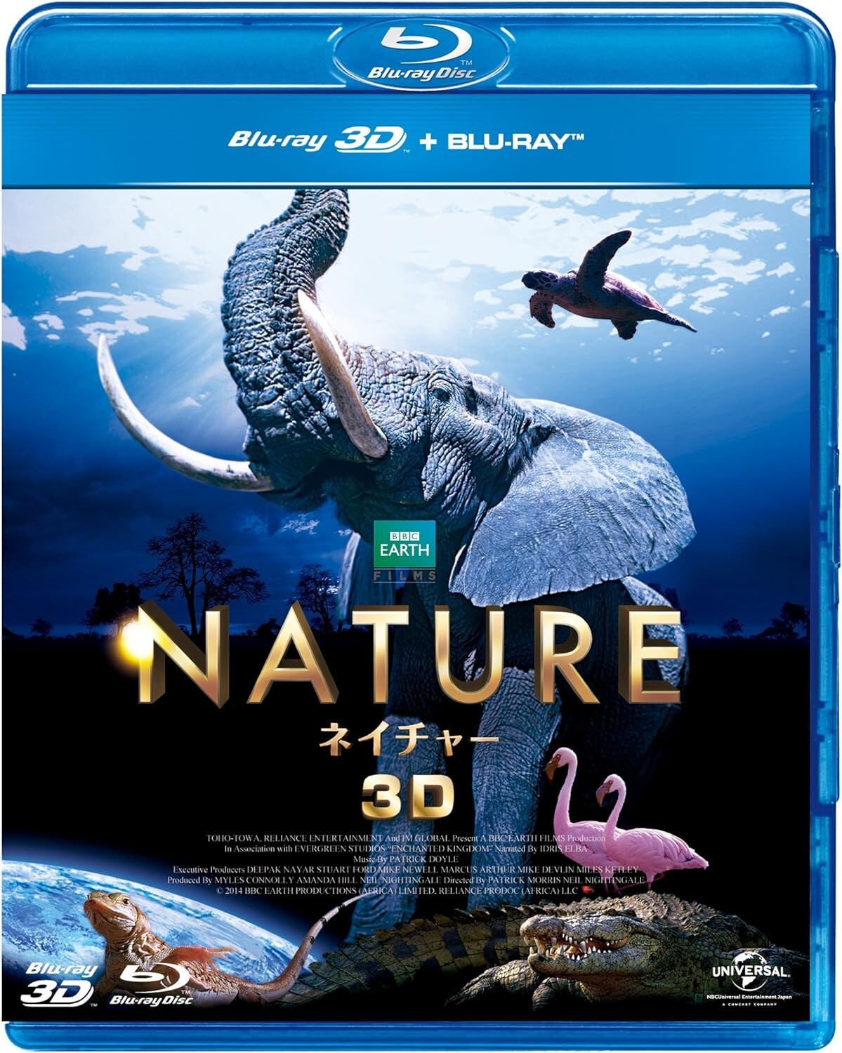 Nature 3D & 2D Blu-ray Set Patrick Morris 4K Dolby Atmos GNXF1803 Japan New