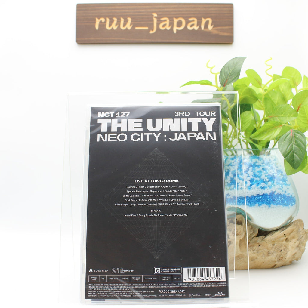 New NCT 127 3RD TOUR NEO CITY JAPAN THE UNITY Standard Blu-ray