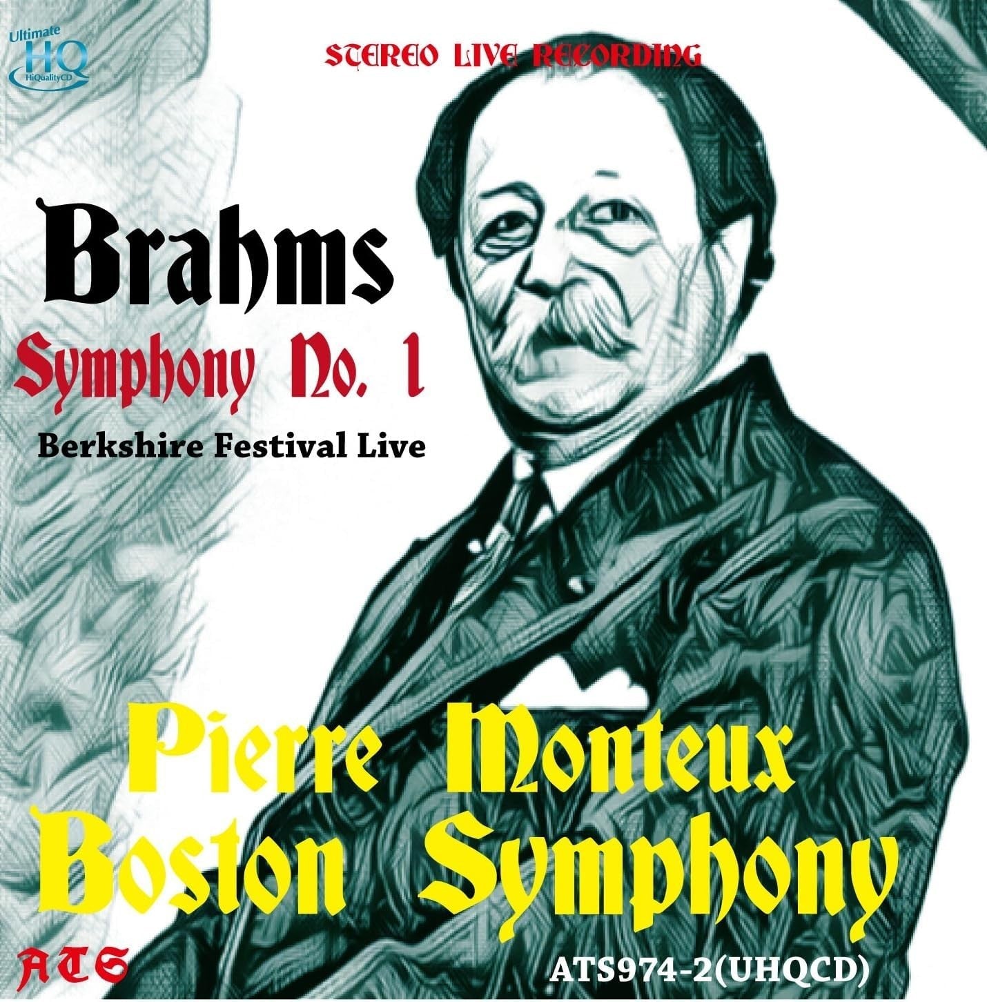 Pierre Monteux BSO Brahms Symphony No. 1 Berkshire Festival UHQCD JAPAN NEW