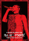 G-DRAGON from BIGBANG 2017 WORLD TOUR ACT III M.O.T.T.E IN JAPAN 2 DVD Japan New