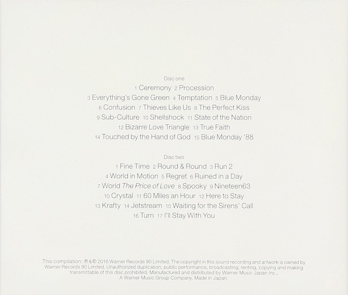NEW ORDER-SINGLES REMASTERED EDITION -JAPAN 2 CD New