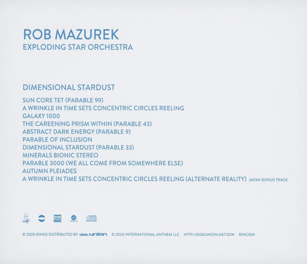 New ROB MAZUREK EXPLODING STAR...-DIMENSIONAL STARDUST-JAPAN MQA-CD BONUS TRACK