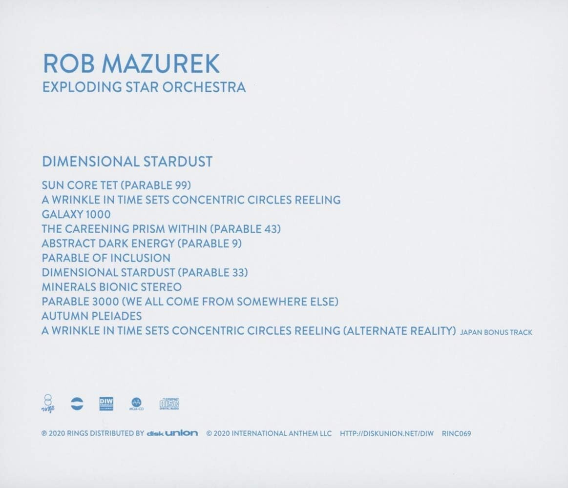 New ROB MAZUREK EXPLODING STAR...-DIMENSIONAL STARDUST-JAPAN MQA-CD BONUS TRACK