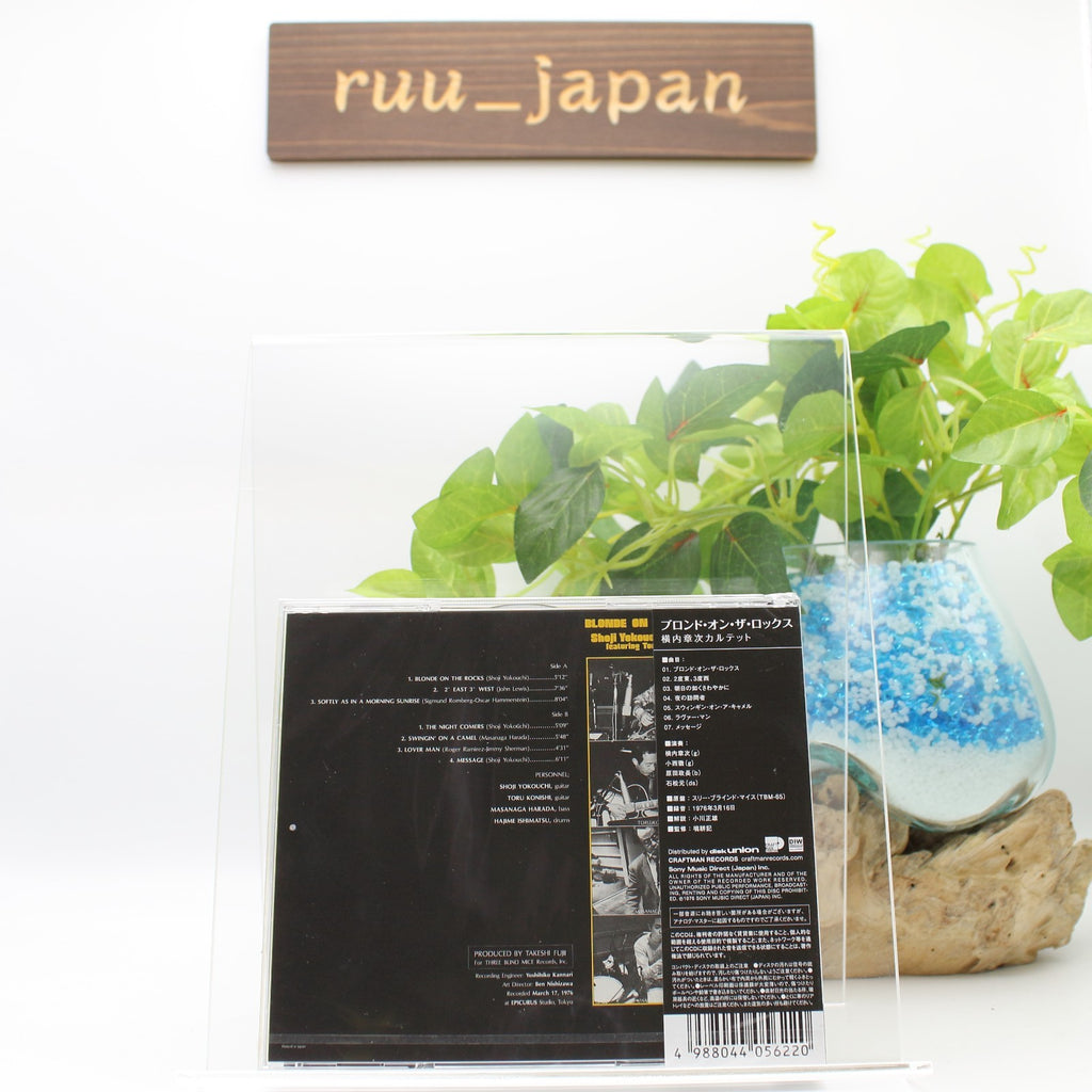 TBM SHOJI YOKOUCHI QUARTET FEAT. TORU KONISHI BLONDE ON THE ROCKS JP CD NEW
