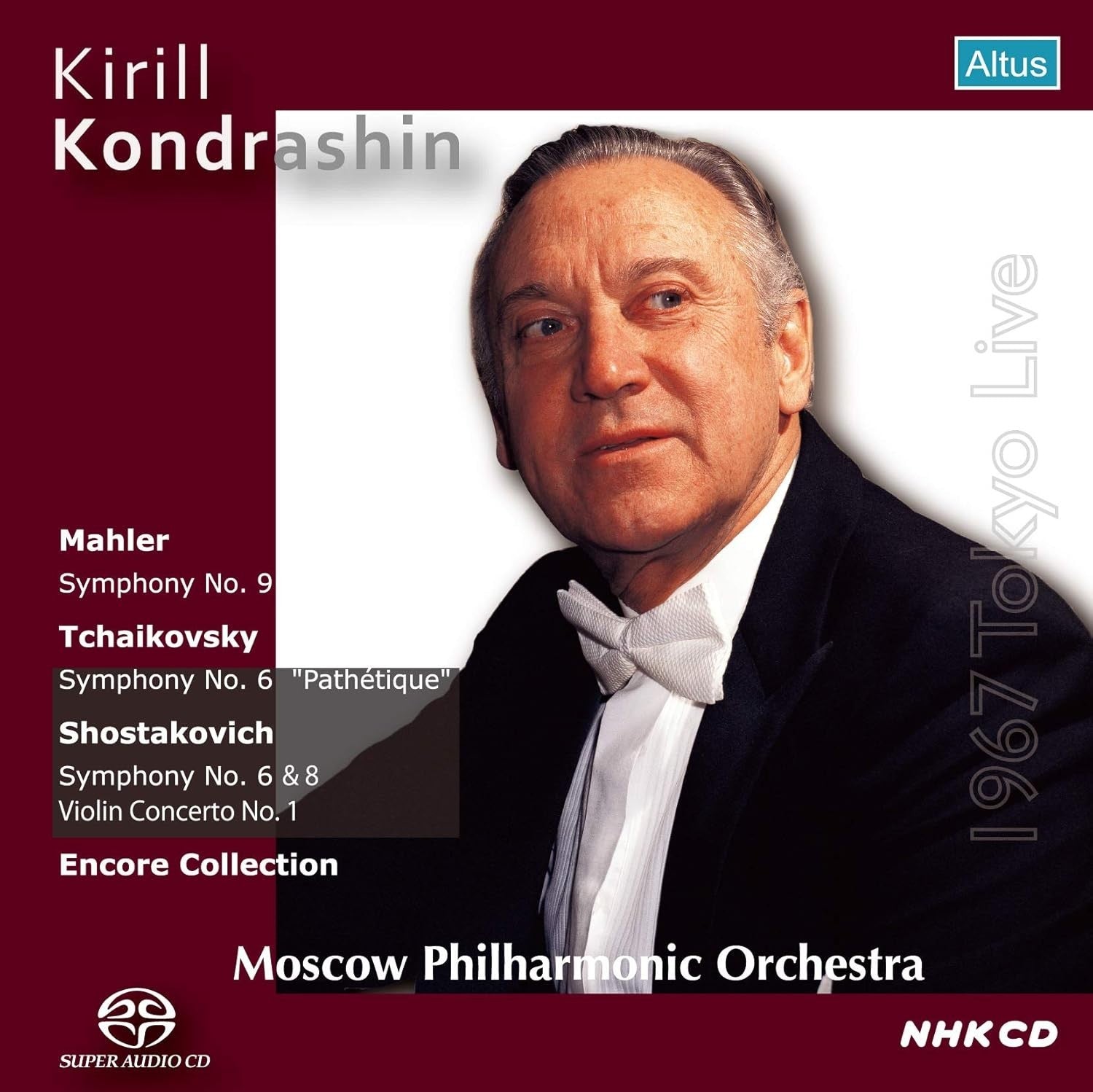 Kirill Kondrashin 1967 Live Performances in Japan Altus 2 SACD Single Layer
